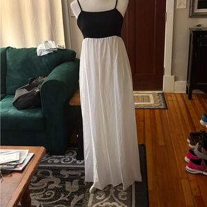 Jocelyn Black and White Maxi Dress